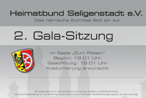 2. Galasitzung Heimatbund