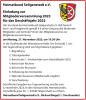Mitgliederversammlung Heimatbund
